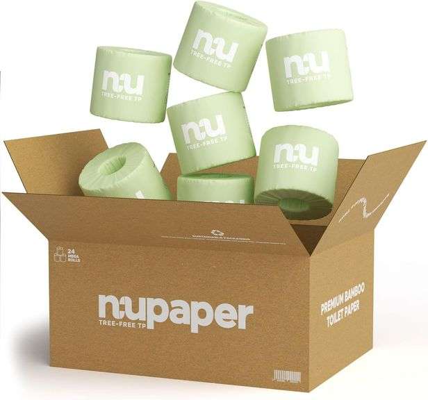Bamboo Toilet Paper, 24 Organic Mega Rolls, 3 ply image