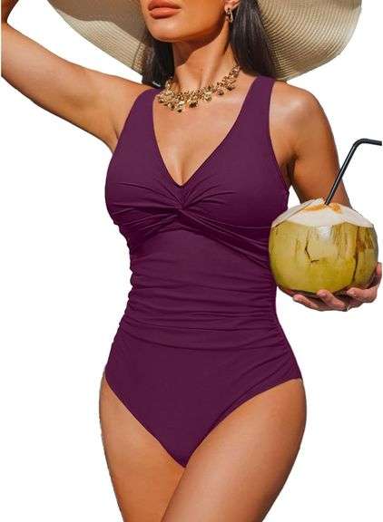 Holipick Tummy Control One Piece Swimsuit image