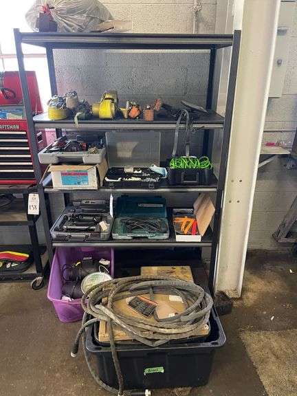Shelving Unit with Contents image