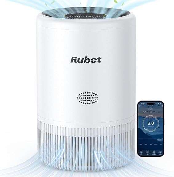 Rubot H13 True HEPA Air Purifier, 3 Speeds. image