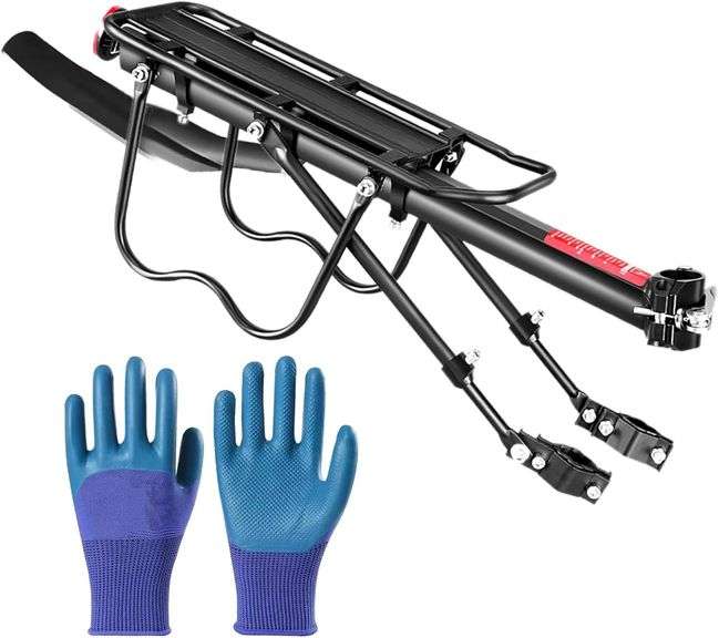 Rear Bike Rack Aluminum, 110-165lbs Capacity image