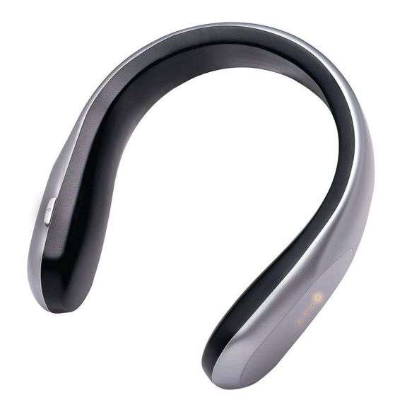 450W USB Wearable Neckband Heater, Silver/Black image