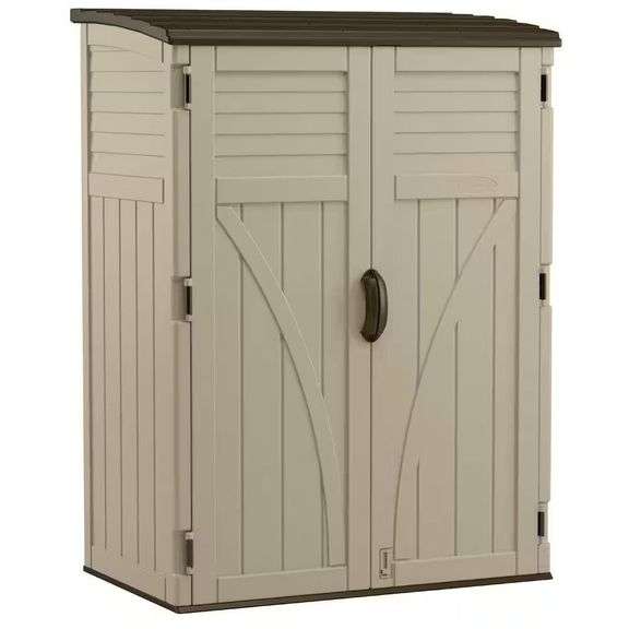 2'8"x4'5"x6' Large Vertical Storage Shed image