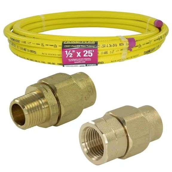 1/2 in. x 25 ft. CSST MPT/FPT Connection Kit image