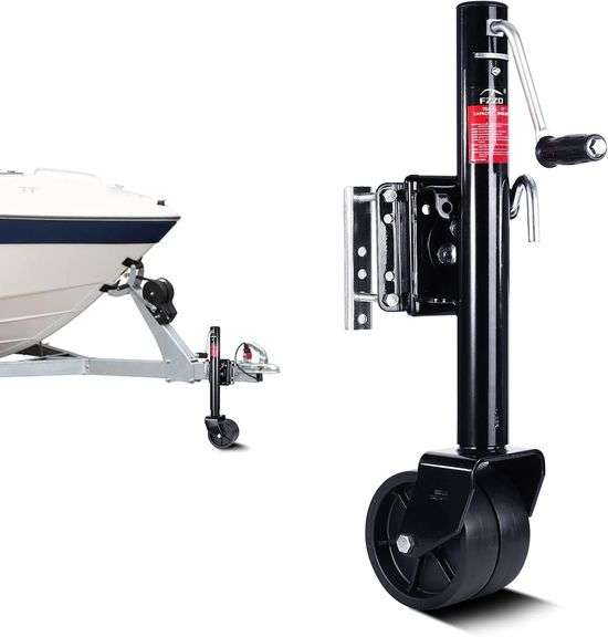 2000lbs Trailer Jack with Wheel, 12" Lift image
