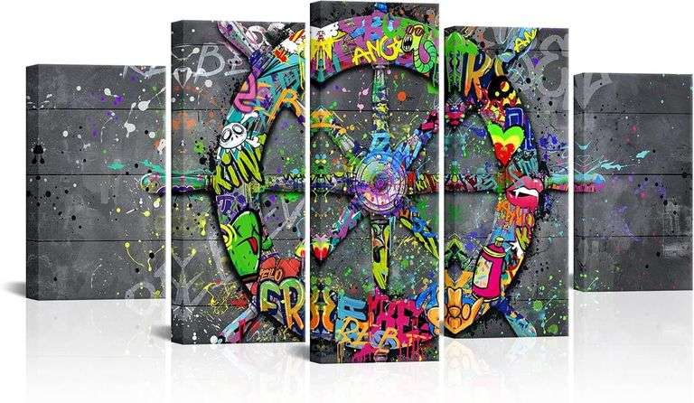 KLVOS Nautical Wall Art 5 Panel Canvas Prints image