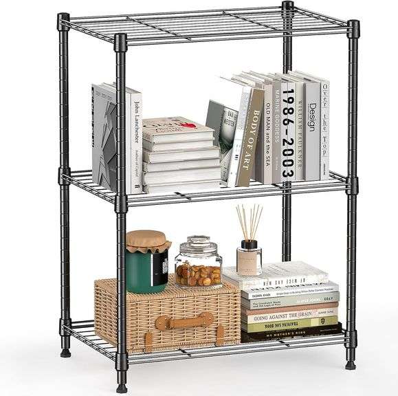 MZG 450 lbs Steel Storage Shelving 3-Tier Utility image