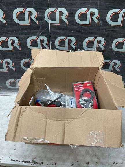 Box of Home Depot Items image