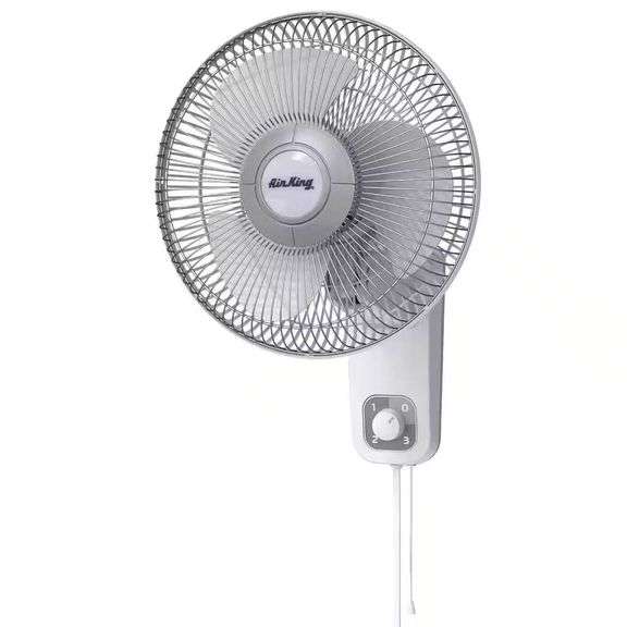 12 in. Commercial Grade Oscillating Wall Mount Fan image