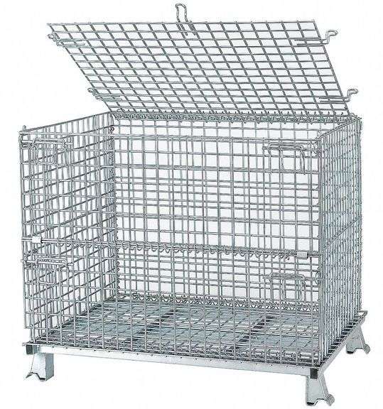 NASHVILLE WIRE Collapsible Bulk Container: 17.2 cu image
