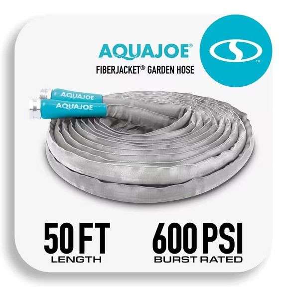 AQUA JOE 1/2 in. x 50 ft. Fiberjacket Hose image