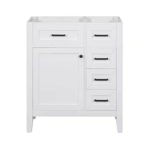 30 in. Bath Vanity Cabinet without Top in White image