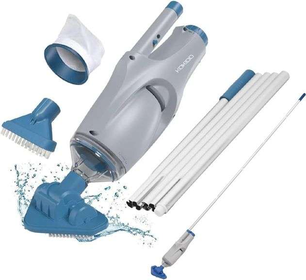 KOKIDO Pool Vacuum, Cordless, 60 mins image
