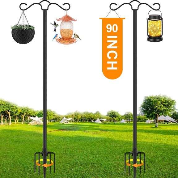 Double Shepherds Hook, 90 Inch Heavy Duty Feeder image