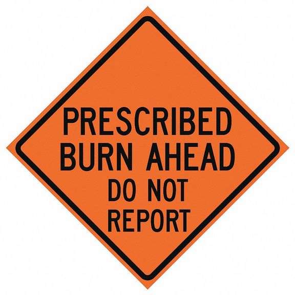 Roll Up Traffic Sign: 36 in x 36 in, Polyester image
