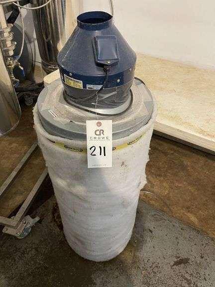 (5) Duct In-Line 4" Blowers for Grow Shop image