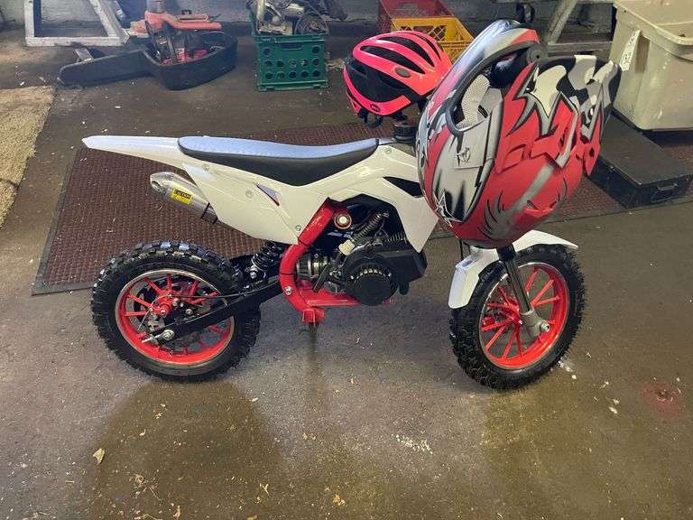 Kids Dirt Bike with Helmet image