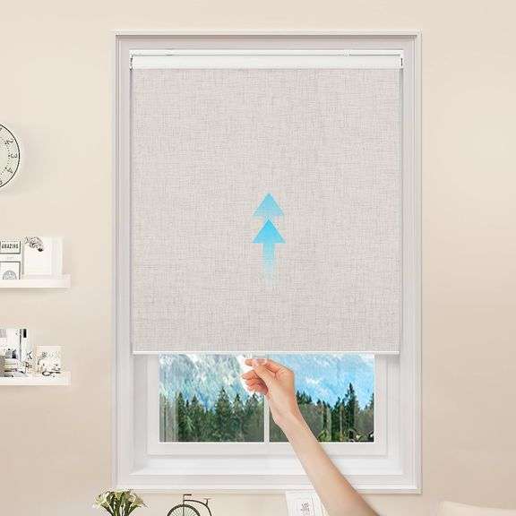 GENIMO Blackout Roller Shades, 39" W X 75" H image