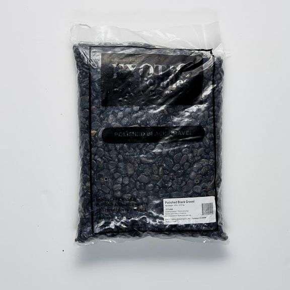 Exotic Black Decorative Gravel 20 lb image