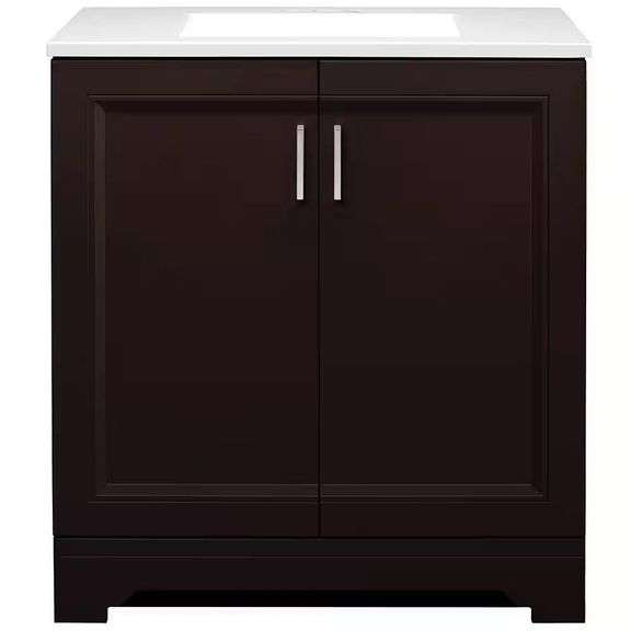 30.5x18.75x34.375 in. Bath Vanity in Carob image
