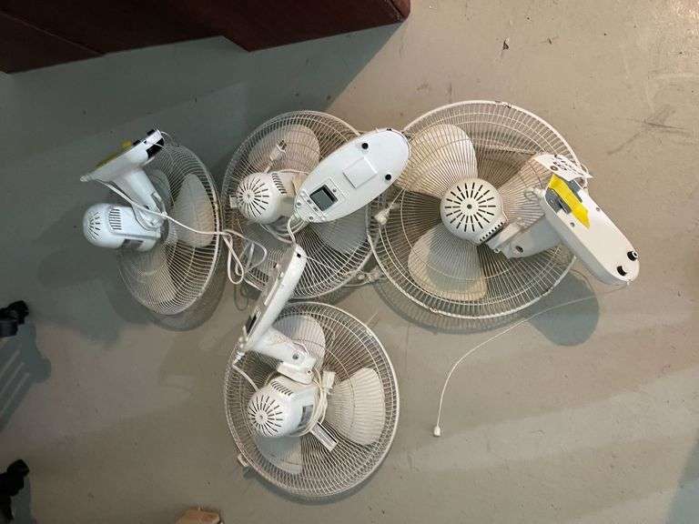(8) Wall Mount Fans image