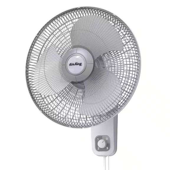 16 in. 3 Speed Oscillating Wall Mount Fan image