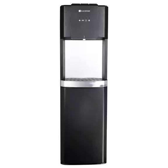 Black & Steel Bottom Load Water Dispenser image