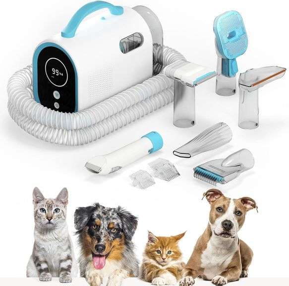 Uproot Clean Dog Grooming Kit - Pet Vacuum Groomer image