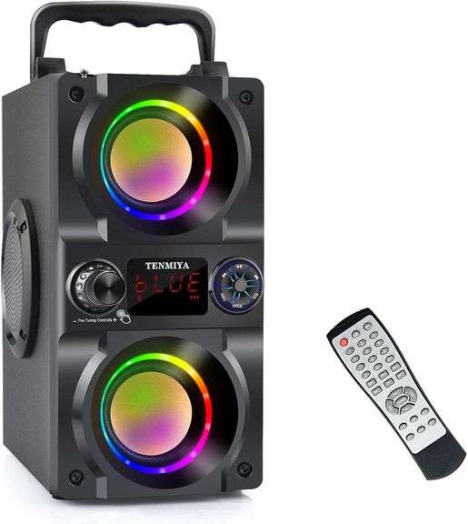 Bluetooth Speaker, 40W Portable, BT 5.0, FM, MP3 image