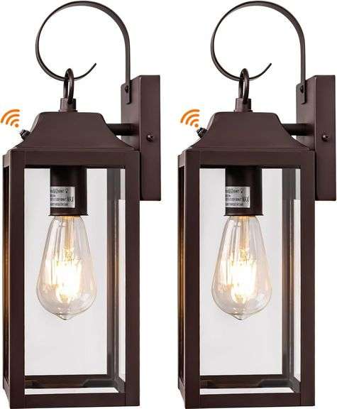 Dusk to Dawn Wall Lights, Bronze Outdoor Fixtures image