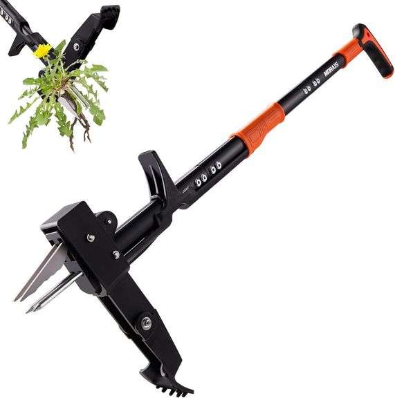 MORAIS Weed Puller, 46" Stand Up, Heavy Duty Tool image