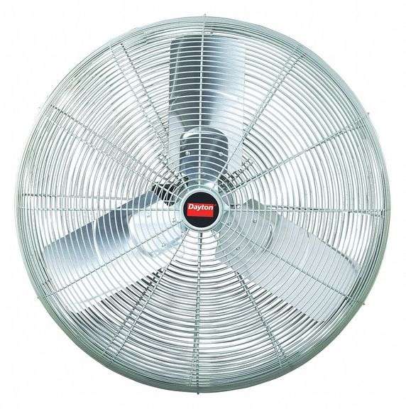 DAYTON Industrial Fan: 30 in Blade, 2 Speeds, 115V image