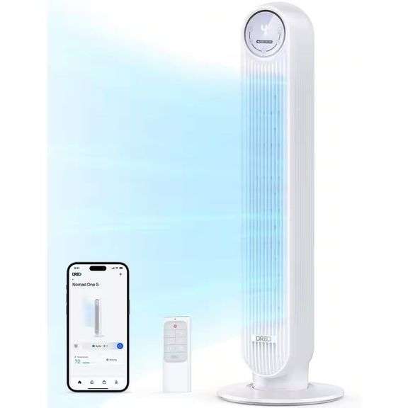 36 in. Nomad One S Tower Fan, 28 BD Quiet Fan image