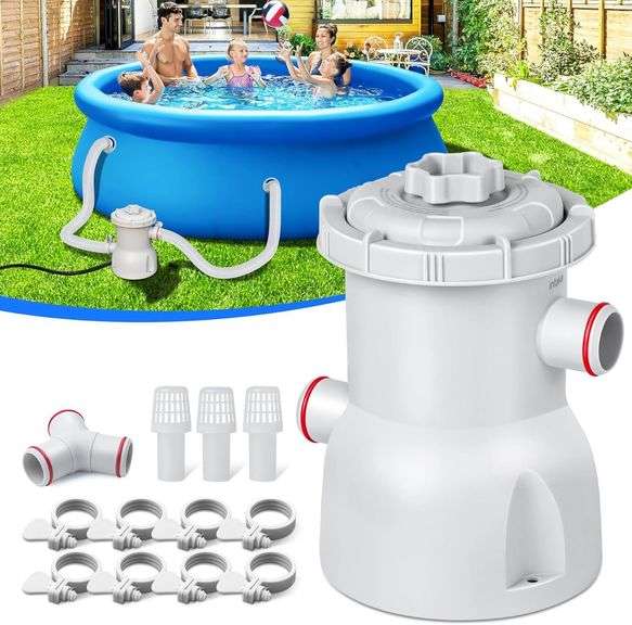 300 GPH Pool Filter Pump for Small Pools, ETL image