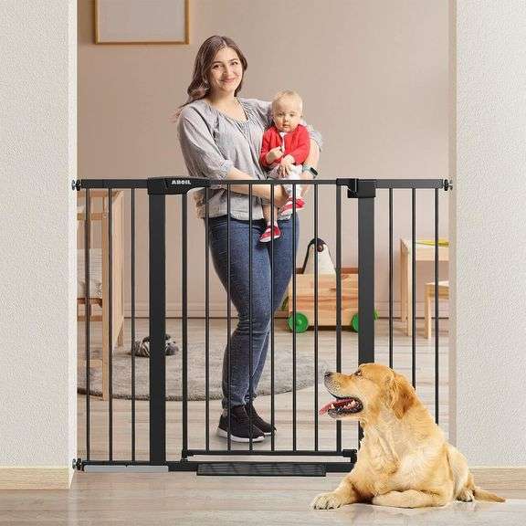 ABOIL 36' Extra Tall Black Baby Gate image