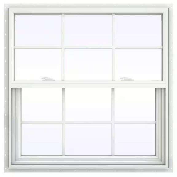 35.5x35.5 V-2500 White Vinyl Single Hung Window image