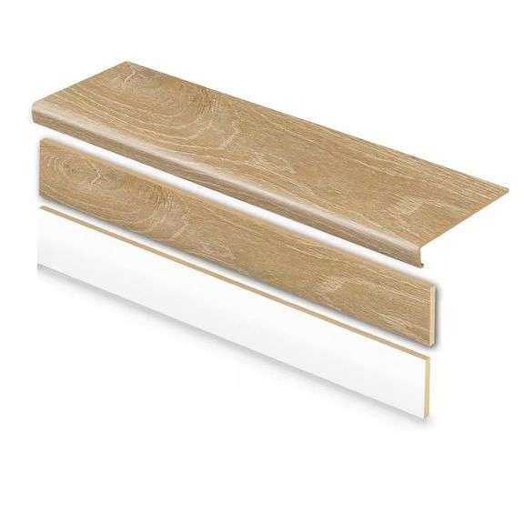 Dusk Cherry 47 in. L Vinyl Stair Tread Kit (Pallet) image