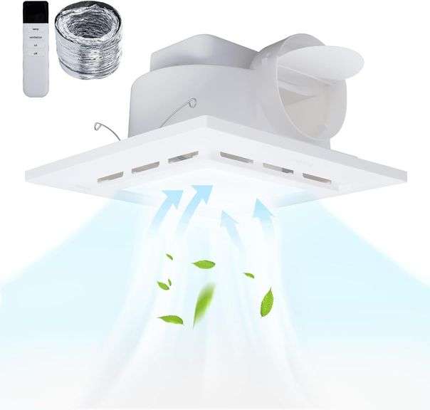 Exhaust Fan with LED Light 110 CFM, 1.0 Sone image