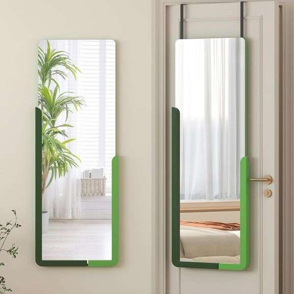 Vlsrka 47"x15" Full Length Mirror, Over Door image