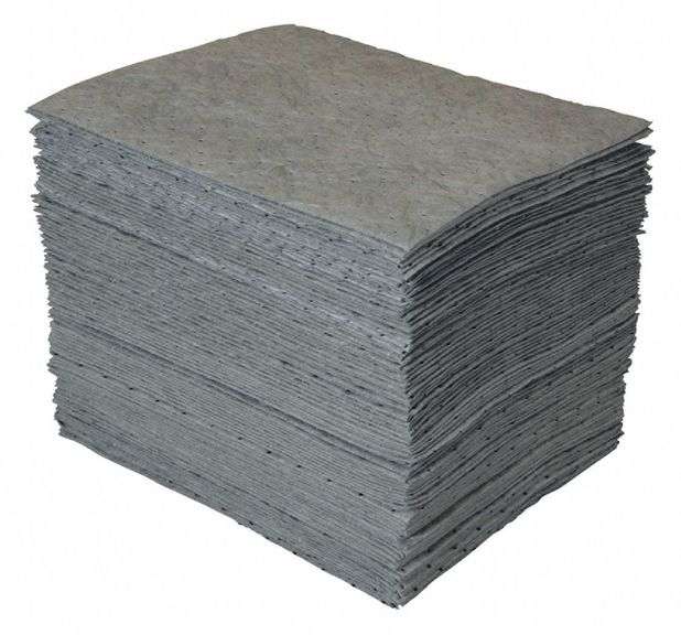 CONDOR Absorbent Pad: 23 oz Volume, 18 gal, 100 PK image