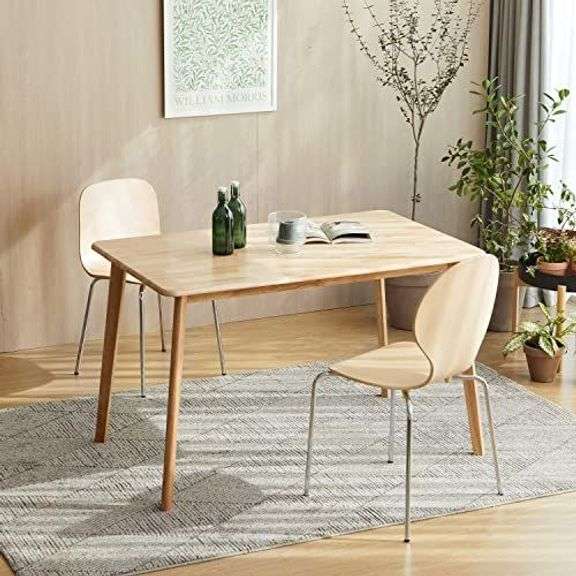 Livinia Canberra 47.2" Dining Table (Natural-Oak) image