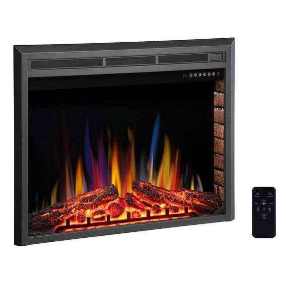 39 in. Ventless Electric Fireplace, Remote, Timer image