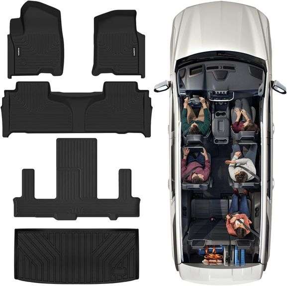 Naibeve Floor Mats for 2021-2025 Chevy Tahoe/GMC image