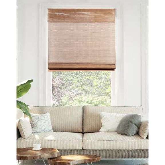 Bamboo Roman Shade 39 in. W x 64 in. L image