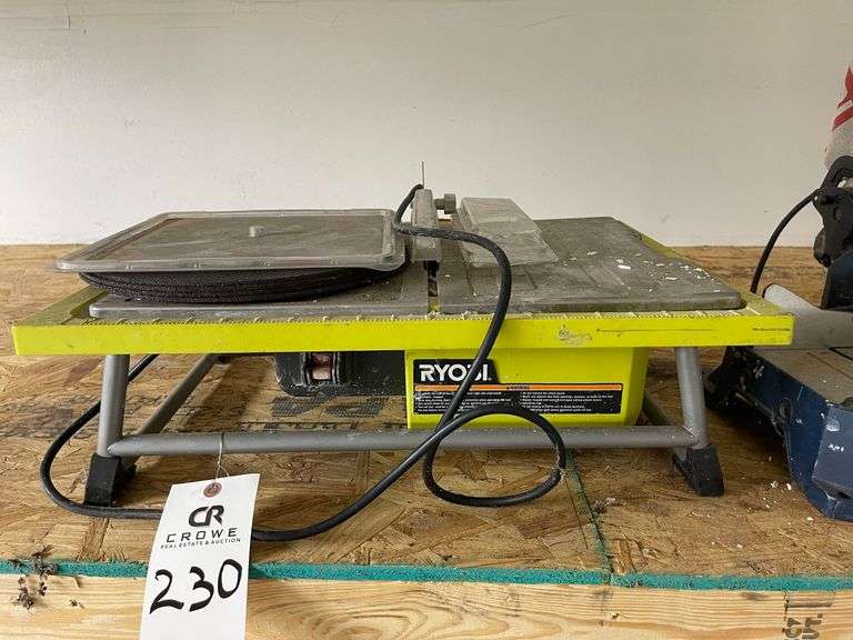 Ryobi WS722 7" Wet Tile Saw image