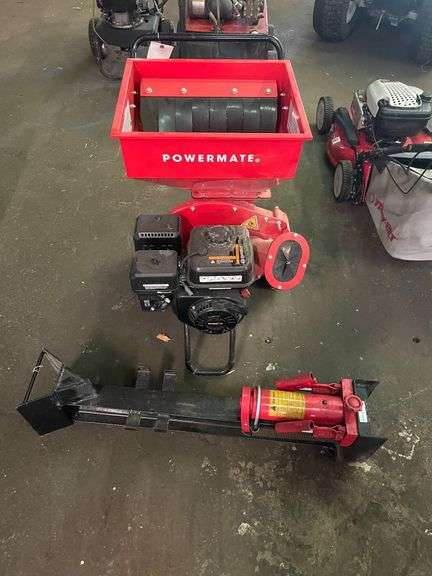 Powermate Wood Chipper/Shredder, Log Splitter image