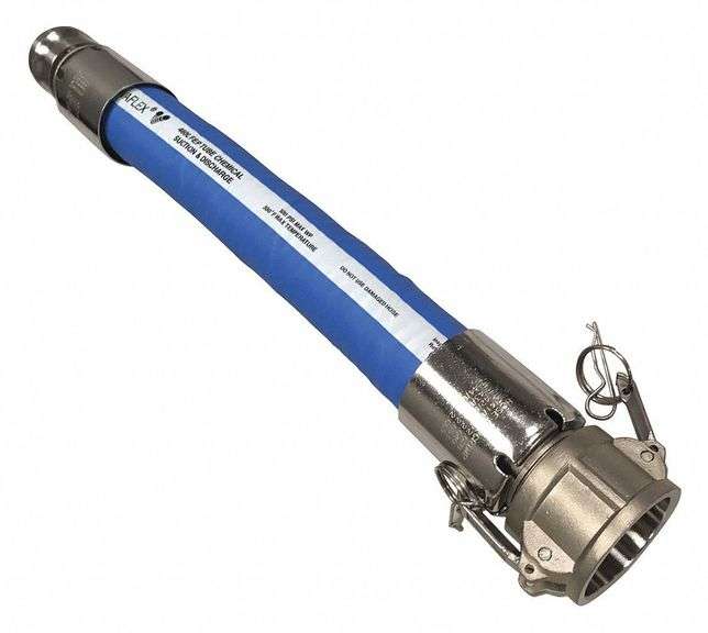 NOVAFLEX Chemical Hose: 2 in Dia., Blue image