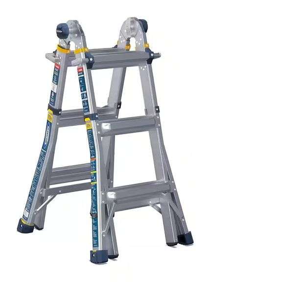 14 ft Adjustable Ladder, 375 lb Capacity image