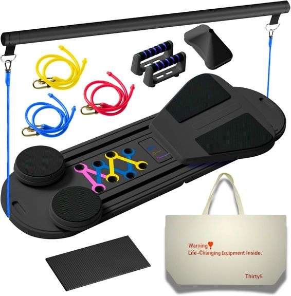 Pilates Board - Home Gym Core & Full Body Set image