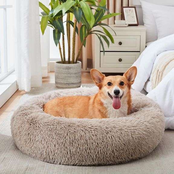 WESTERN HOME WH Dog & Cat Calming Bed (20"/24") image